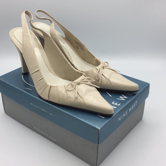 Nine West NW Dewey Light Natural Leather Size 91/2 - Picture 9 of 9